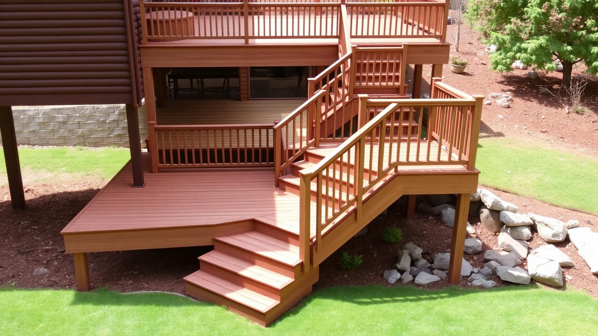 Multi-Level Deck Construction in Bulverde, TX
